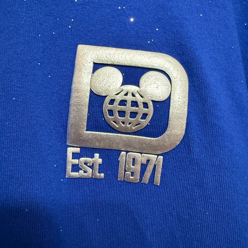 Blue Glitter Disney World Spirit Jersey - Picture 3 of 3